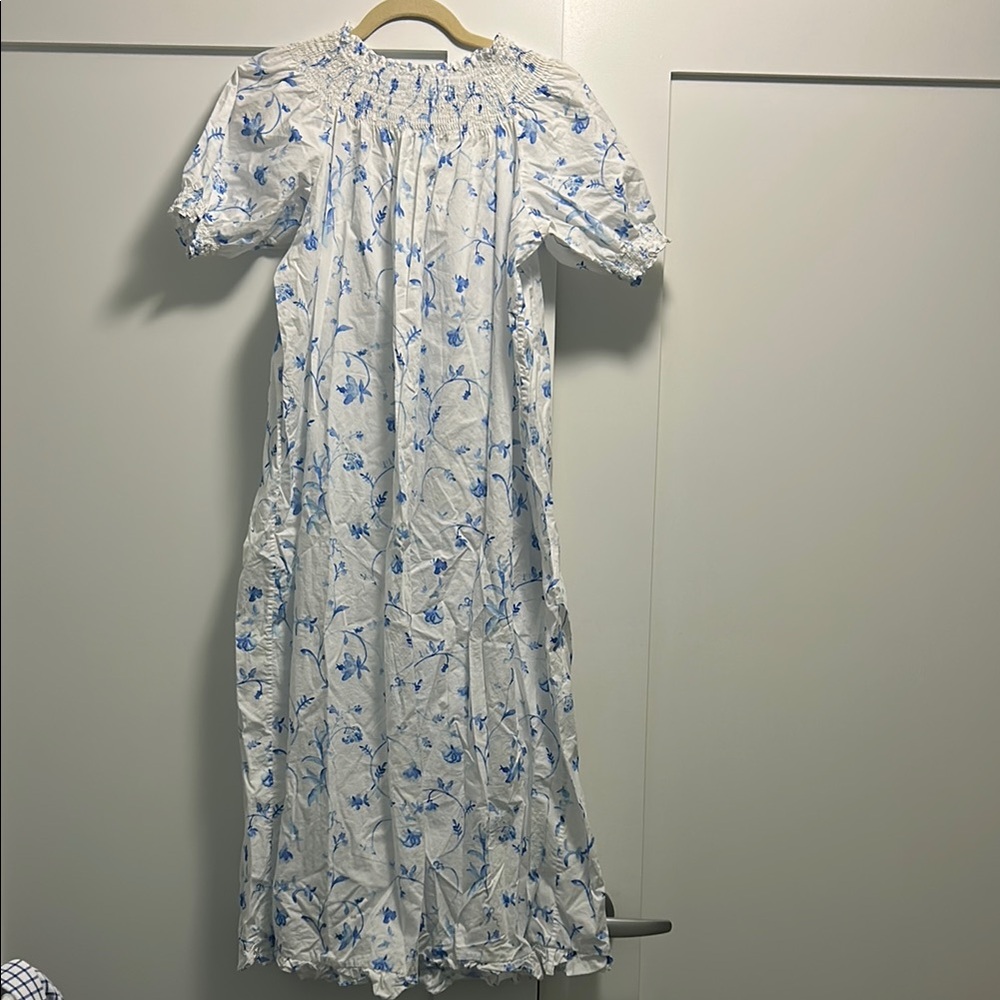 Hill House Caroline Blue Botanical Dress